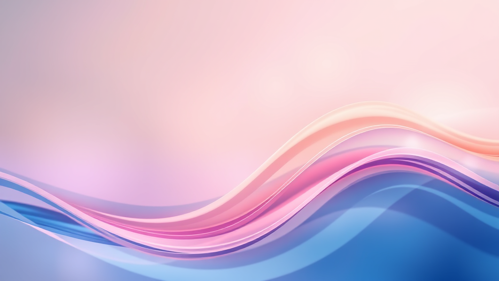 Abstract representation of pain relief with soothing colors and gentle waves, medical wellness concept, no text no words no letters
