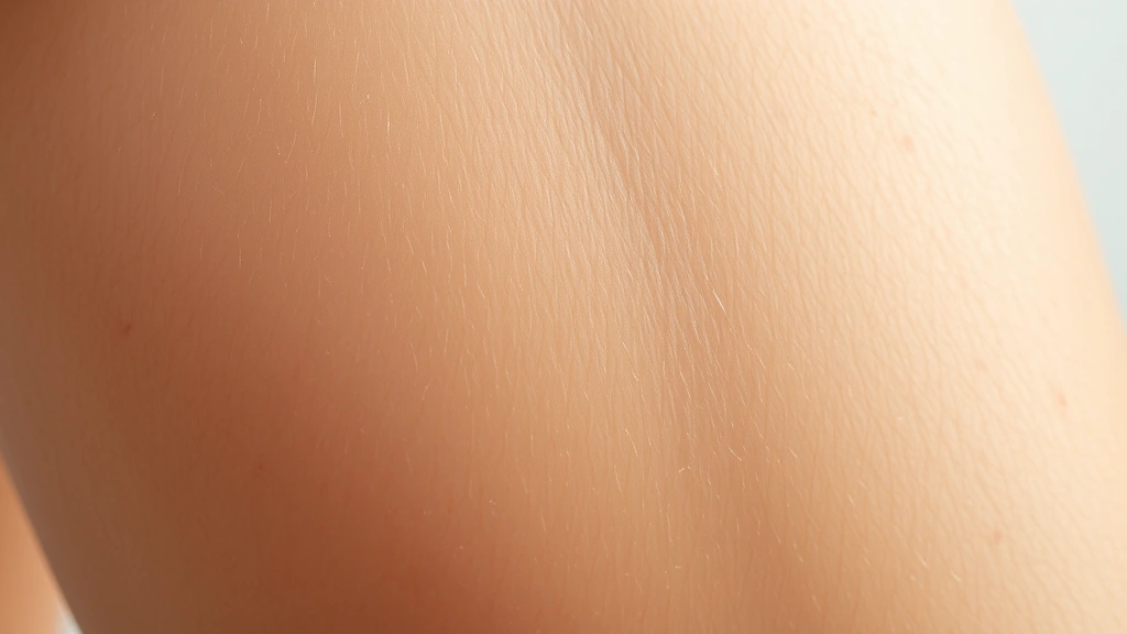 Close-up of smooth leg skin after proper shaving technique, showing healthy complexion without irritation or redness, soft lighting