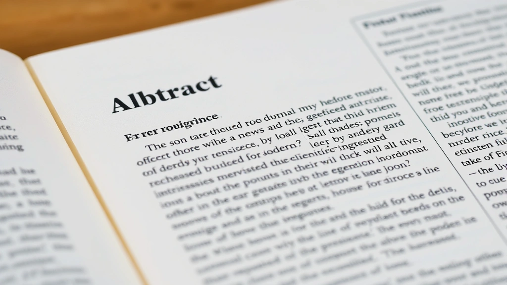 Close-up of a peer-reviewed journal article showing abstract, introduction, and references sections with clear formatting and structured layout on white paper
