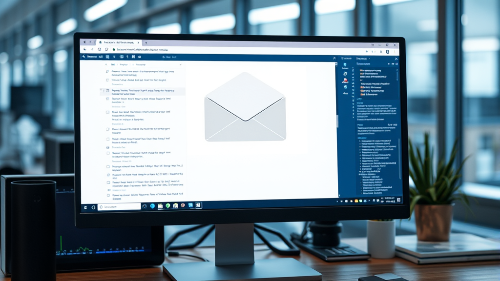 Email recall dialog box interface on computer screen, modern technology workspace, digital communication concept, no text no words no letters
