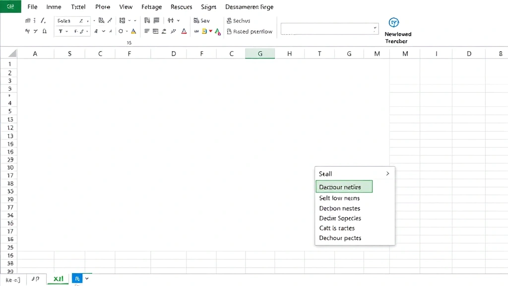 Split-screen view of Excel workbook displaying drop-down arrow in cell with blue background, showing active dropdown menu with multiple selection options visible, professional spreadsheet design