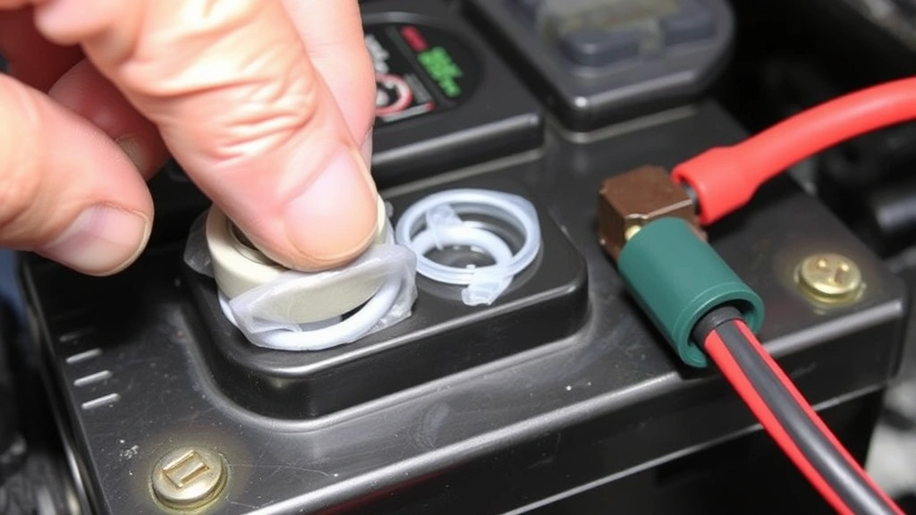 Clean battery terminals and cable connectors after corrosion removal, shiny metal surfaces, properly reconnected positive and negative cables