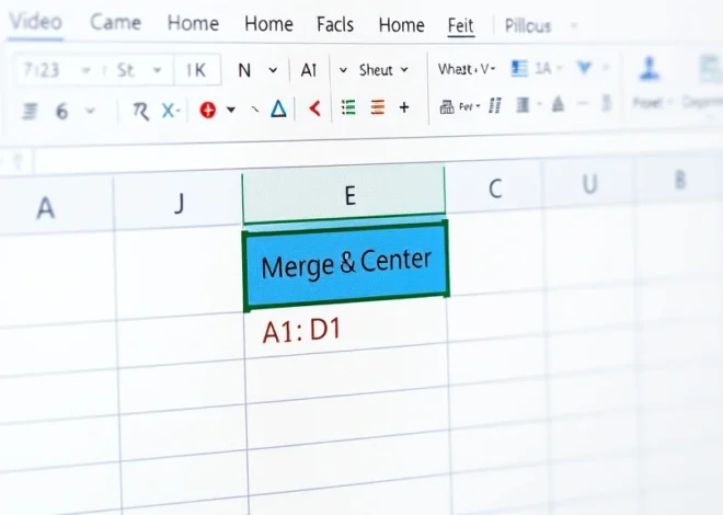 Merging Cells in Excel: Quick How-To Guide
