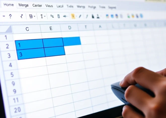 Merging Cells in Excel: Expert Tips