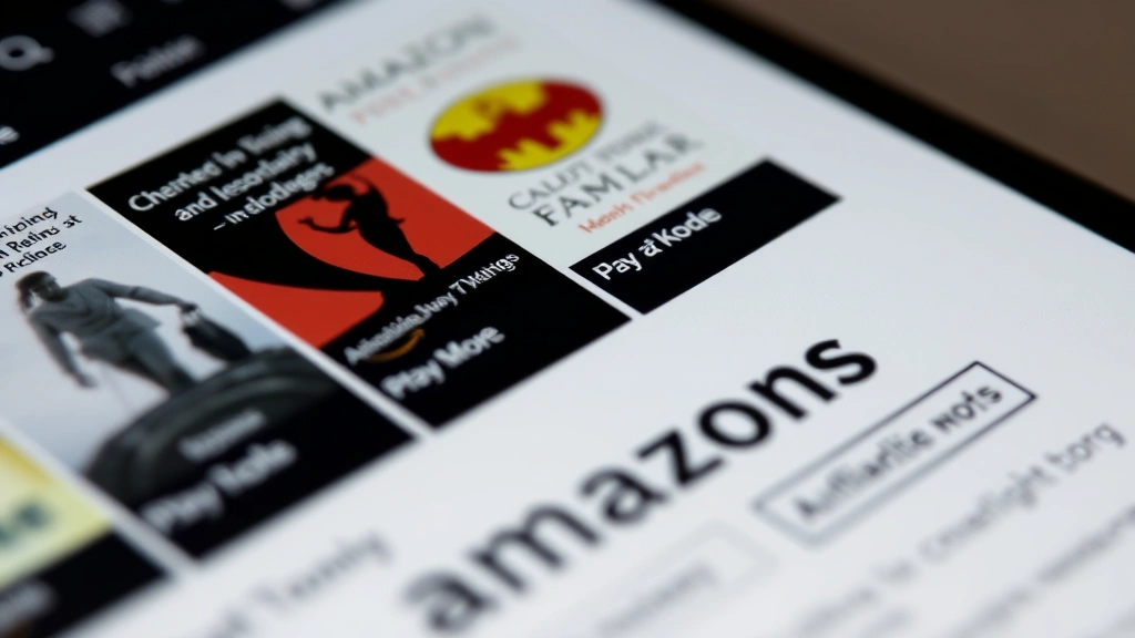 Close-up of smartphone screen showing Amazon Kindle store interface with book covers and purchase buttons visible